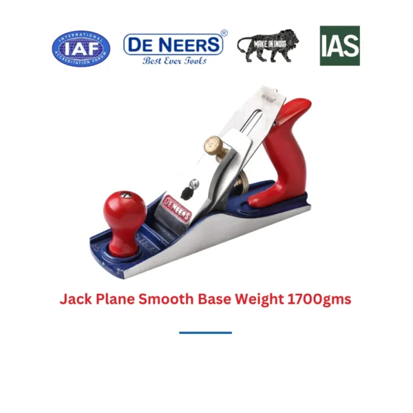 Jack Plane Smooth Base Weight 1700gms De Neers (HSN 8205) - Image 3