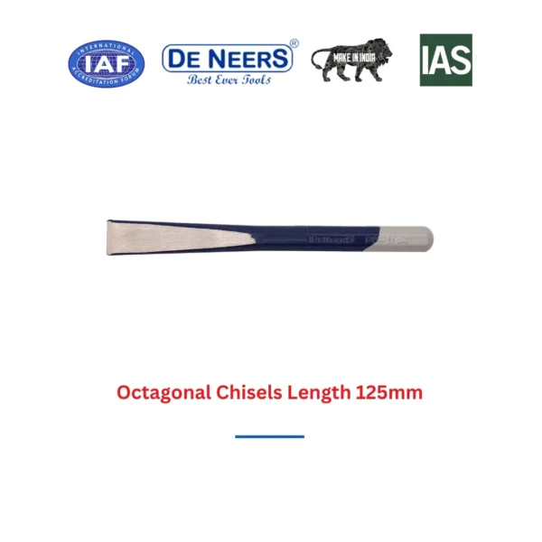 Octagonal Chisels Length 125mm De Neers (HSN 8205) - Image 3