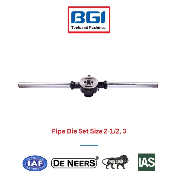 Pipe Die Set Size 2-1/2, 3 De Neers (HSN 8205)