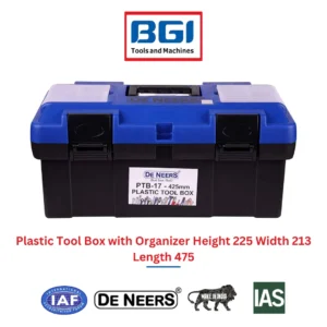 Plastic Tool Box With Organizer Height 225 Width 213 Length 475 (1)