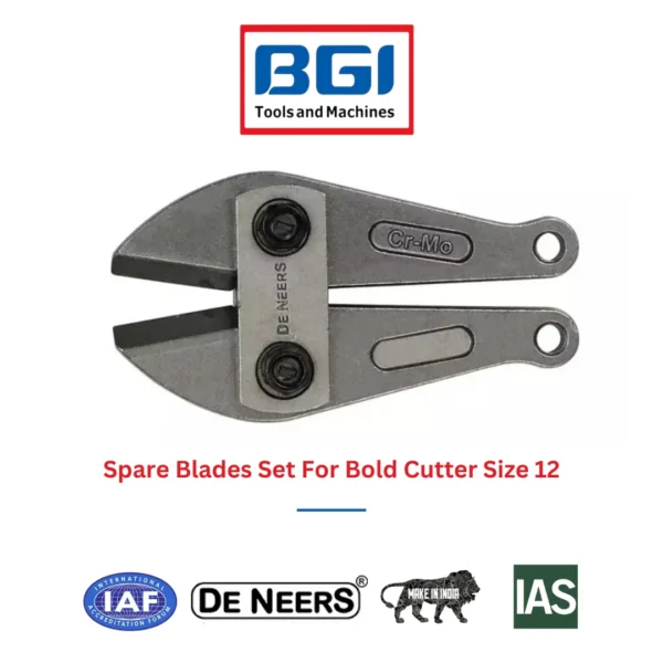 Spare Blades Set For Bold Cutter Size 12 De Neers (HSN 8203)