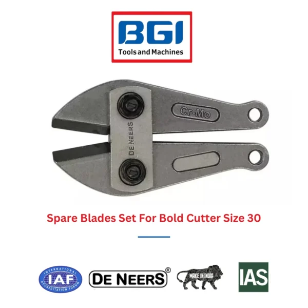 Spare Blades Set For Bold Cutter Size 30 De Neers (HSN 8203)