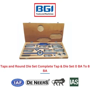 Taps and round die set complete tap die set 0 ba to 8 ba (1)