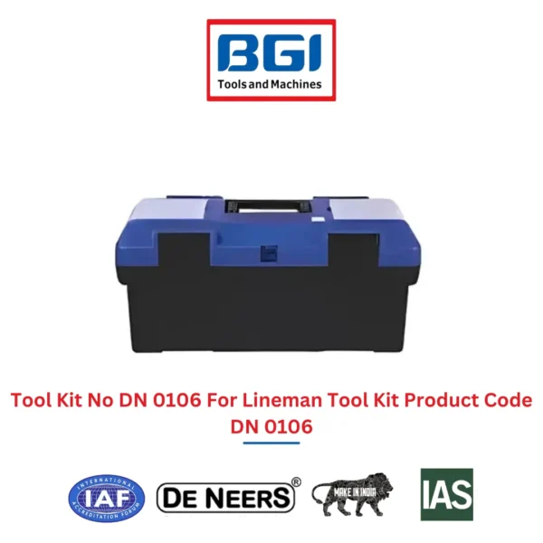 Tool Kit No DN 0106 For Lineman Tool Kit Product Code DN 0106 De Neers