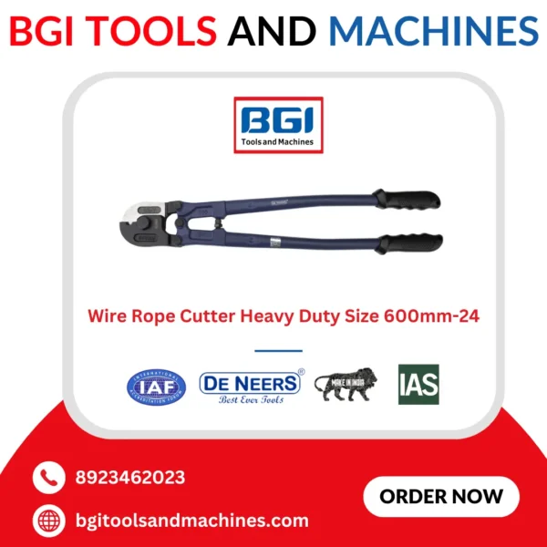 Wire Rope Cutter Heavy Duty Size 600mm-24 De Neers (HSN 8203) - Image 2