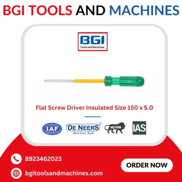 Flat Screw Driver Insulated Size 11 2.webp