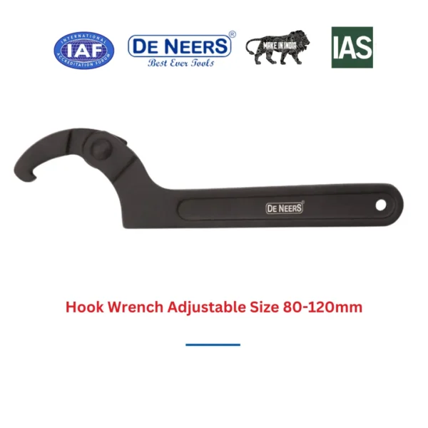 Hook Wrench Adjustable Size 80 120mm 3.webp