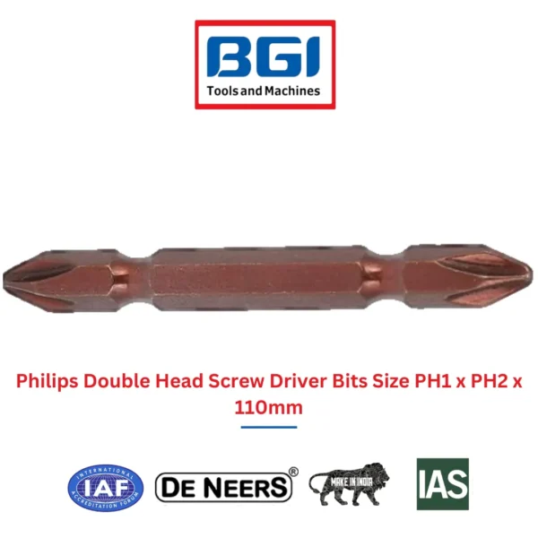 Philips Double Head Screw Driver Bits Size 12 1.webp