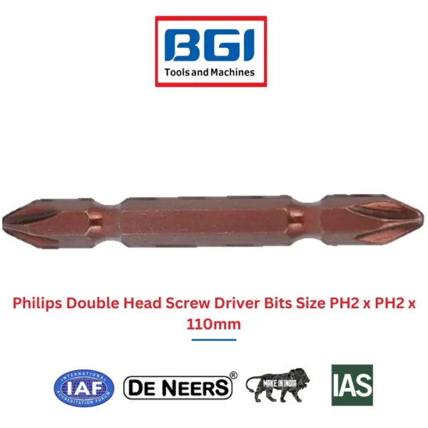 Philips Double Head Screw Driver Bits Size 13 1.webp