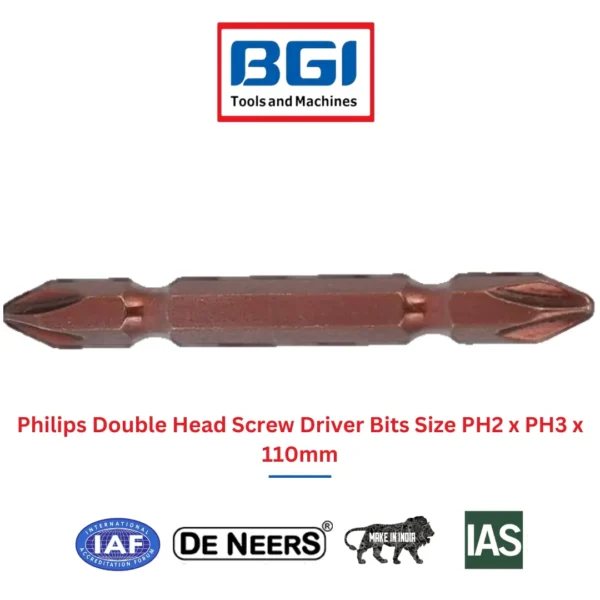 Philips Double Head Screw Driver Bits Size 14 1.webp