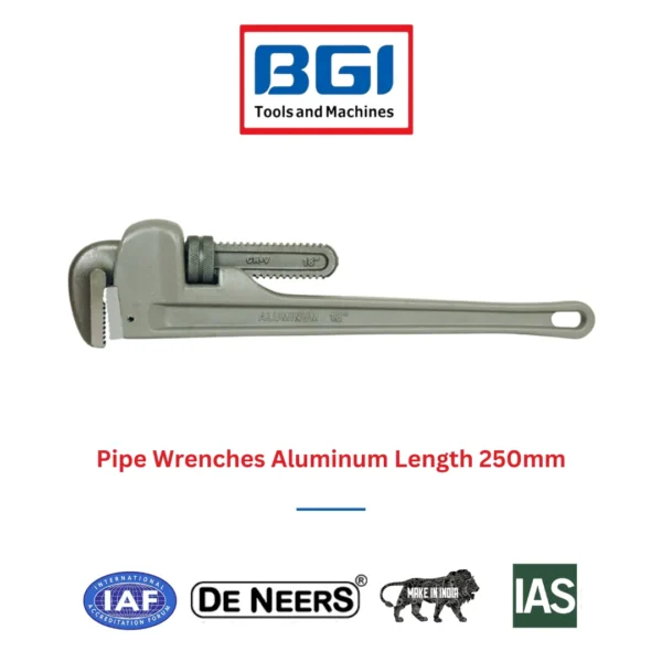 Pipe Wrenches Aluminum Length 250mm 1.webp