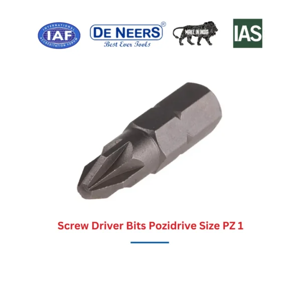 Screw Driver Bits Pozidrive Size Pz 1 3.webp