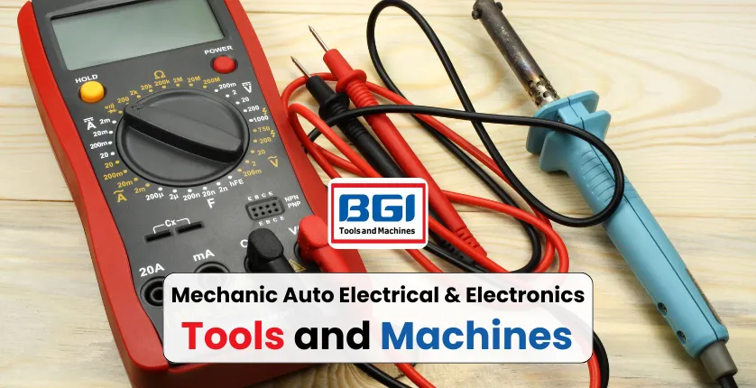 Mechanic auto electrical & electronics iti tools and machines