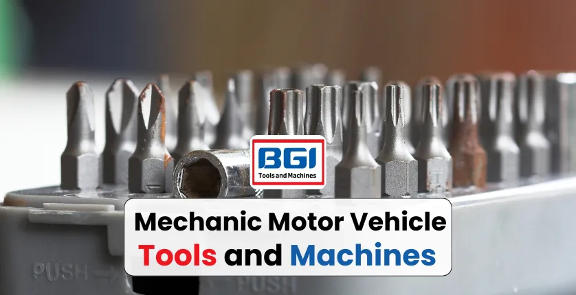 Mechanic motor vehicle iti tools and machines