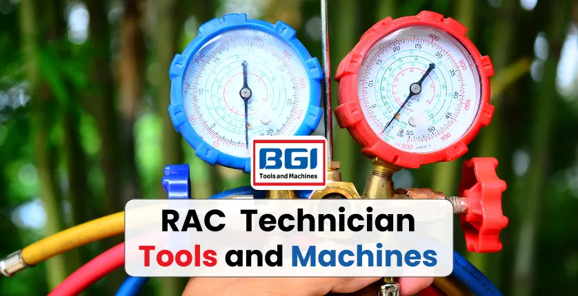 Refrigeration and air conditioning technician iti tools and machines